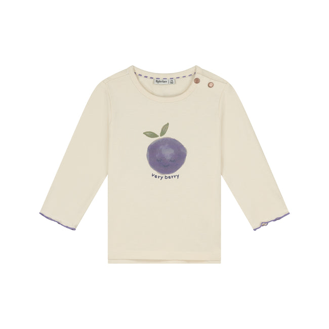 Babyface Baby Girls T-shirt Long Sleeve Cream