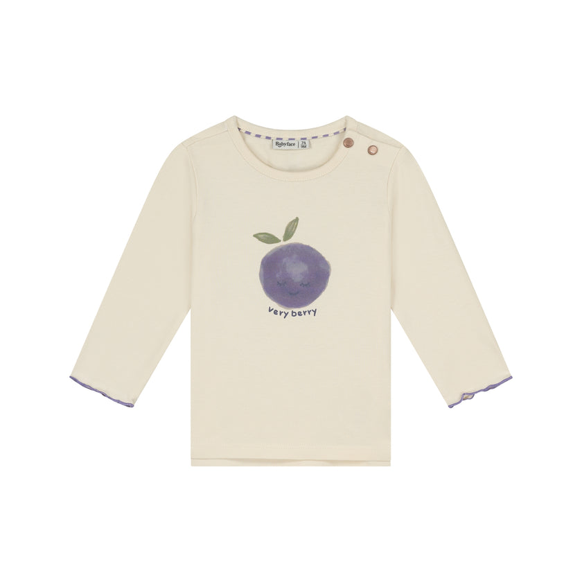Babyface Baby Girls T-shirt Long Sleeve Cream
