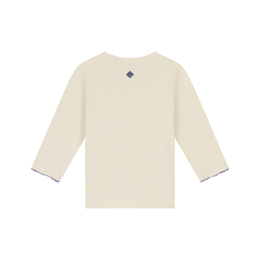 Babyface Baby Girls T-shirt Long Sleeve Cream