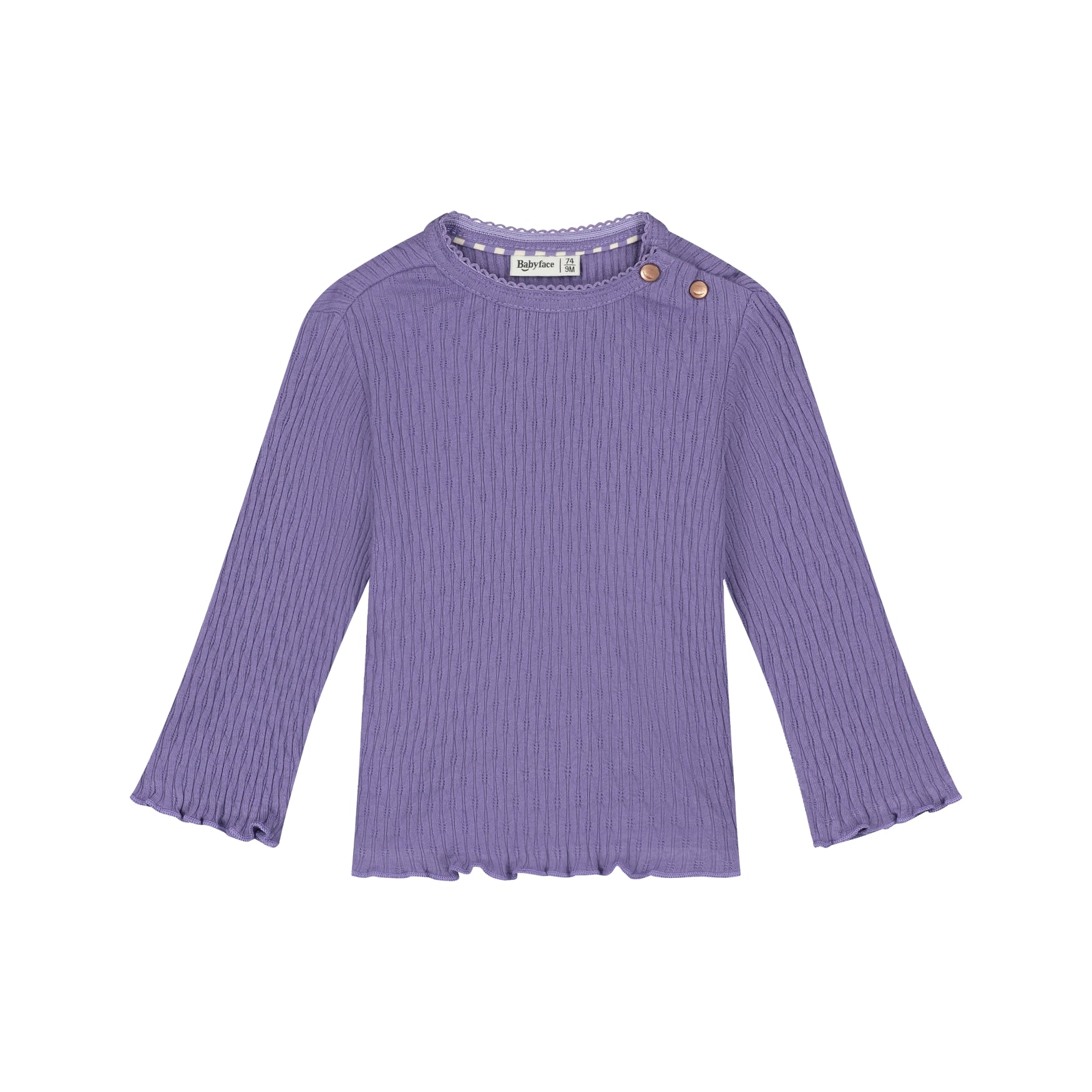 Babyface t-shirt long sleeve faded plum