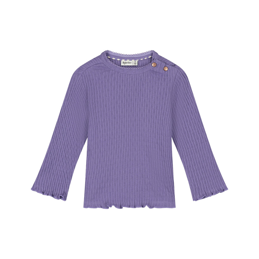 Babyface t-shirt long sleeve faded plum