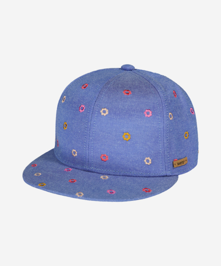 <strong>Details:&nbsp;</strong>The Pauk Cap is a lined cap with an all-over embroidered Flowers&nbsp; design and an adjustable strap at the back for a wide fitting range.&nbsp;<br><strong>Sizing:&nbsp;</strong><br><strong>53cm</strong> -&nbsp;Age: 4-8Y&nbsp;<br><strong>55cm</strong> - Age: 8Y and up&nbsp;<br><strong>Color:</strong> Sky blue&nbsp;&nbsp;<br><strong>Composition:</strong> 55% Polyester 45% Cotton &nbsp;