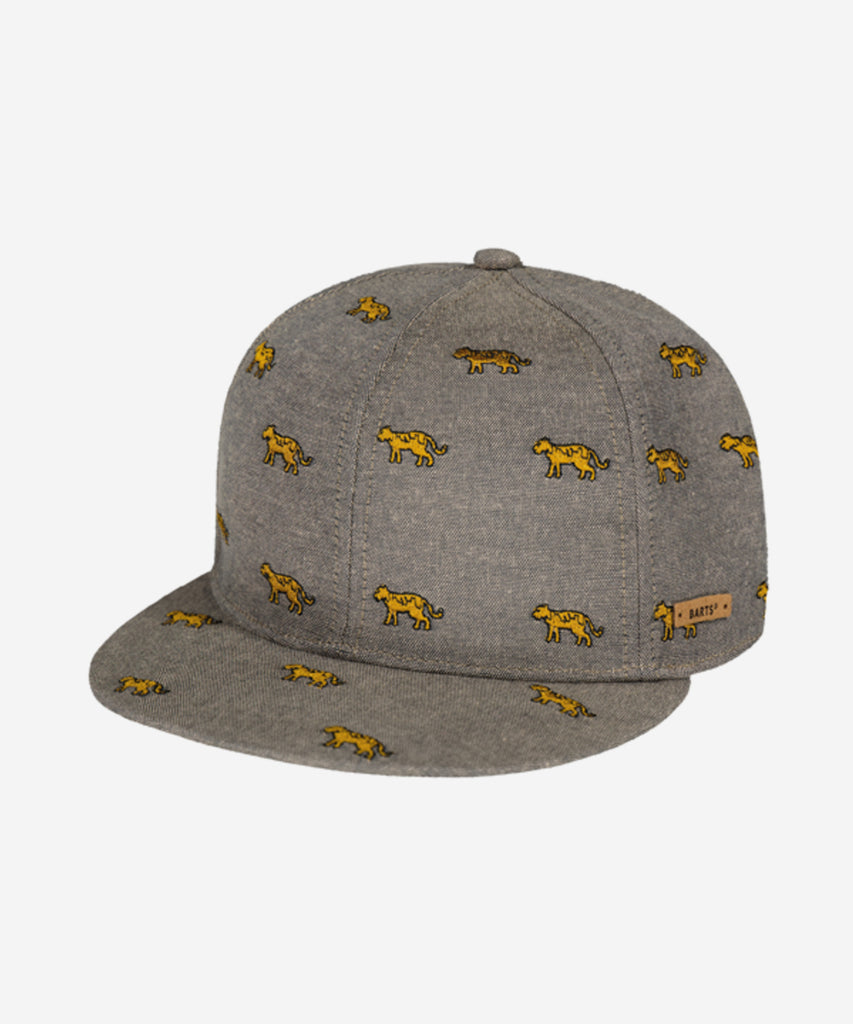 <strong>Details:&nbsp;</strong>The Pauk Cap is a lined cap with an all-over embroidered Tiger design and an adjustable strap at the back for a wide fitting range.&nbsp;<br><strong>Sizing:&nbsp;</strong><br><strong>53cm</strong> -&nbsp;Age: 4-8Y&nbsp;<br><strong>55cm</strong> - Age: 8Y and up&nbsp;<br><strong>Color:</strong> Charcoal&nbsp;<br><strong>Composition:</strong> 55% Polyester 45% Cotton &nbsp;