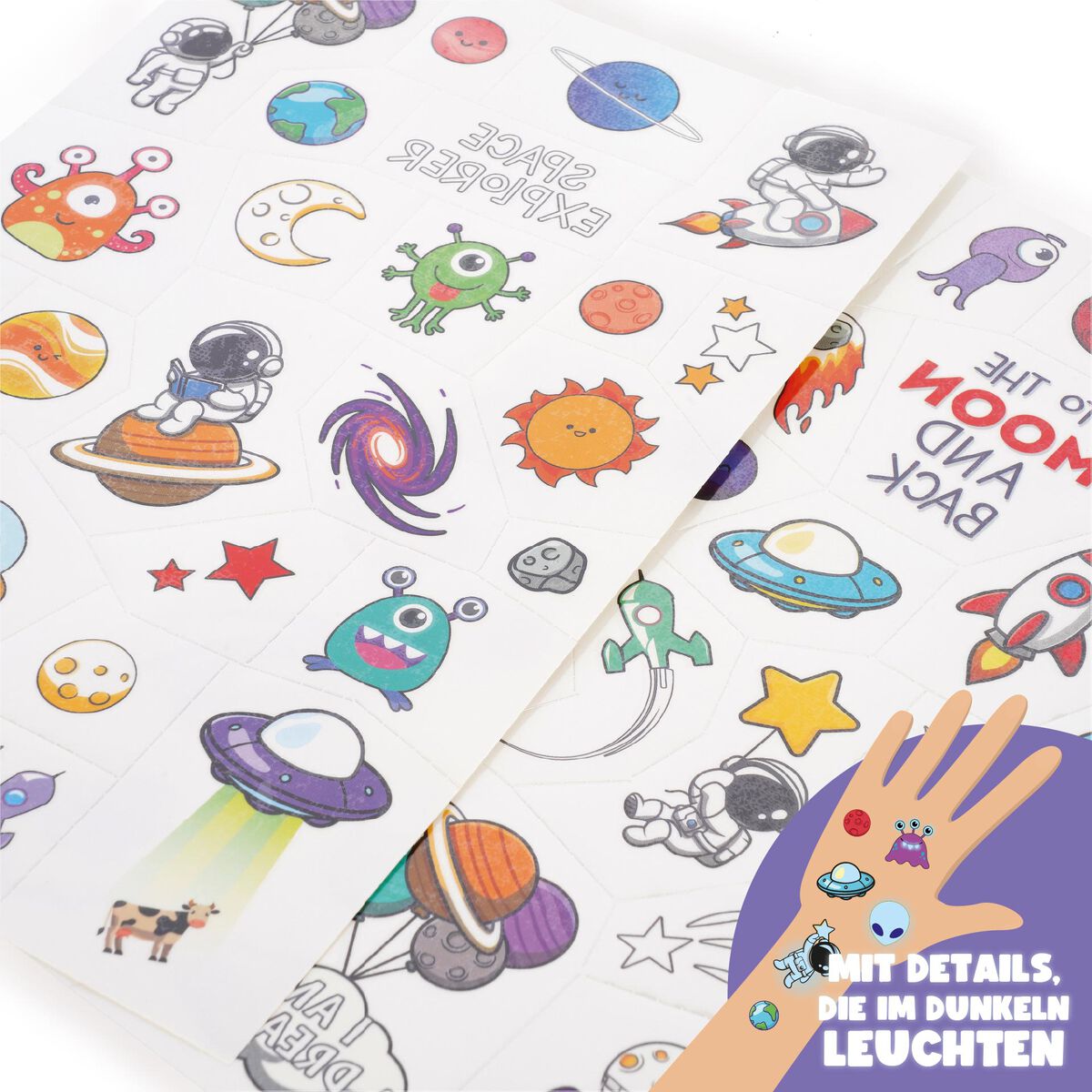 LEGAMI TATTOOS - TEMPORARY TATTOOS - SPACE