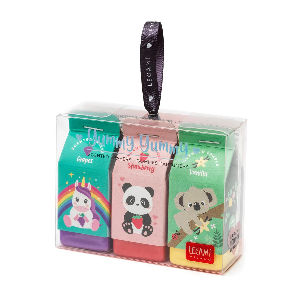 LEGAMI YUMMY YUMMY - SET OF 3 SCENTED ERASERS