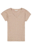 GARCIA Ladies T-shirt Short Sleeve Latte Dusk