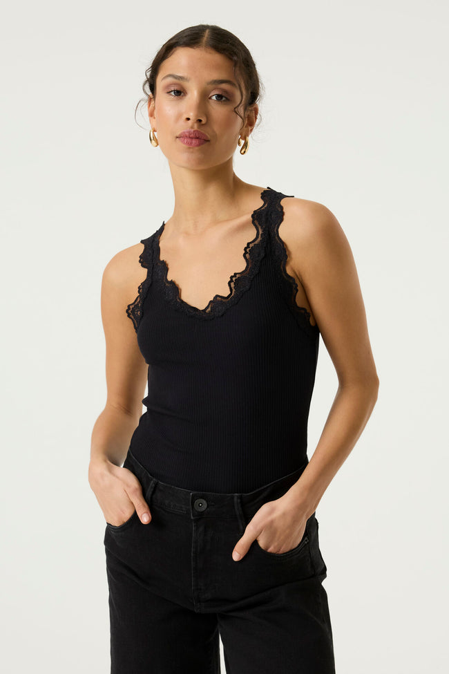 GARCIA Ladies Singlet Black