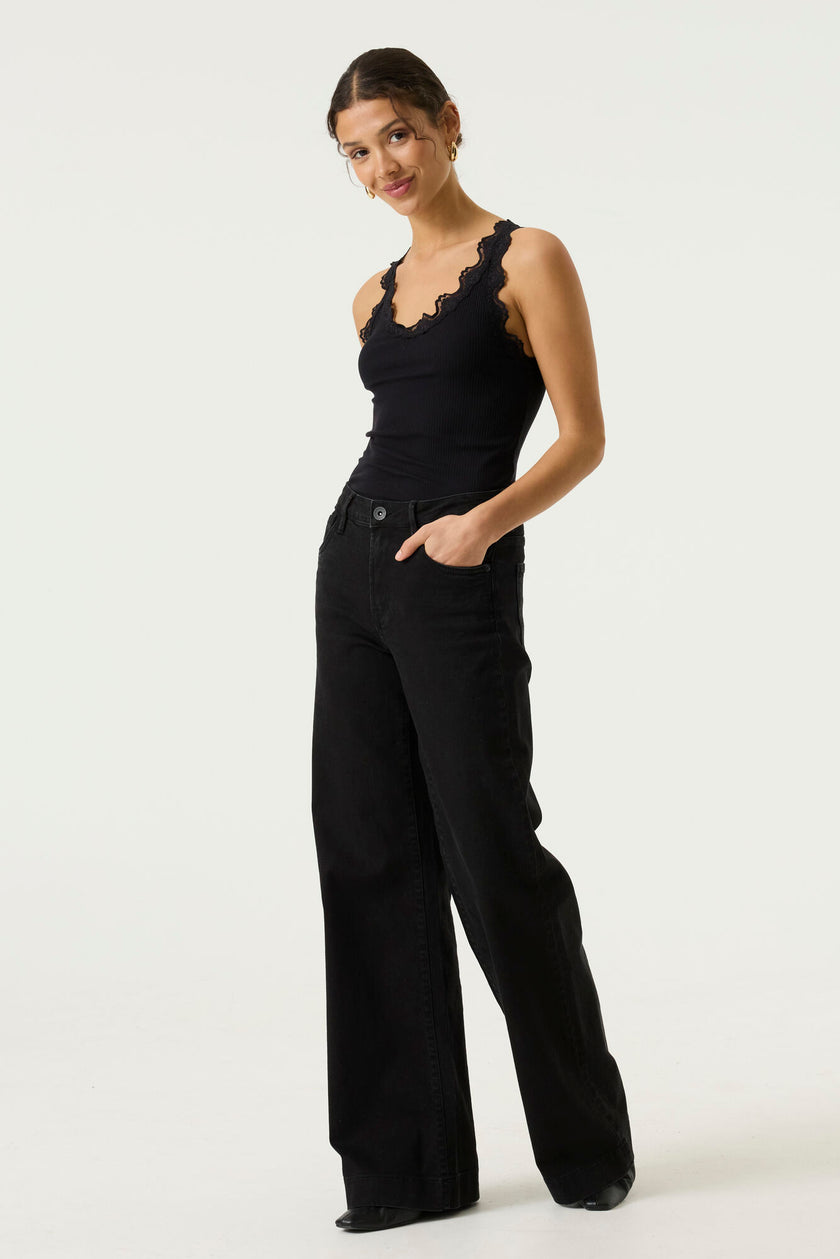 GARCIA Ladies Singlet Black