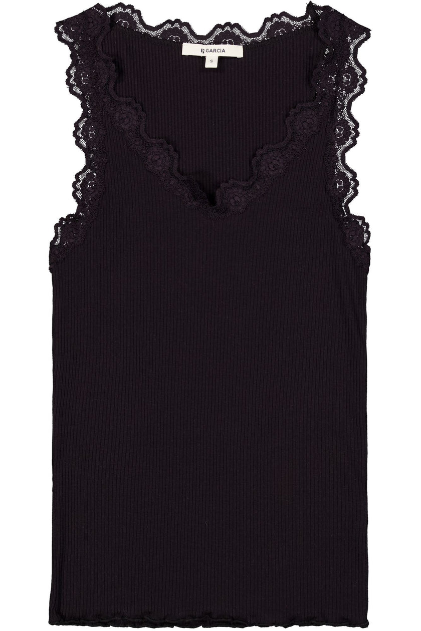 GARCIA Ladies Singlet Black