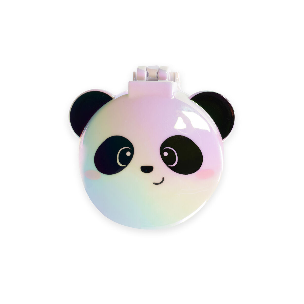LEGAMI NICE HAIR HAIRBRUSH WITH MIRROR - PANDA - WHITE