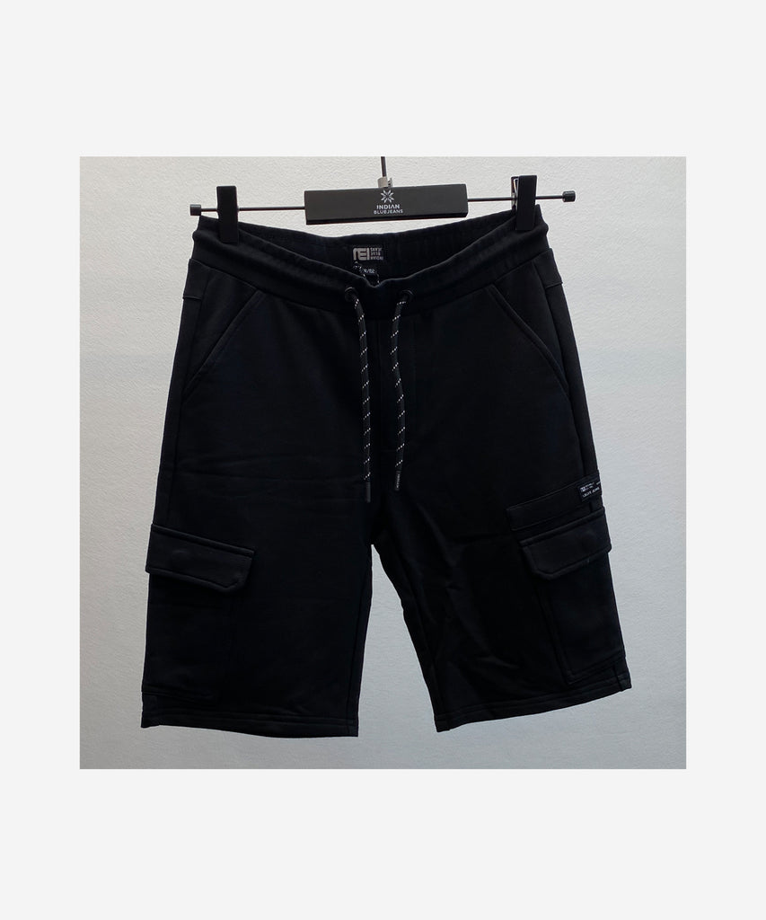 Details:  These black cargo shorts are both stylish and functional. With plenty of pockets, you can easily carry all your essentials. The drawstring allows for a comfortable and adjustable fit. Perfect for any casual outing, these shorts are a must-have in your wardrobe. Elastic waistband.  Color: Black  Composition:  Summer 2024  