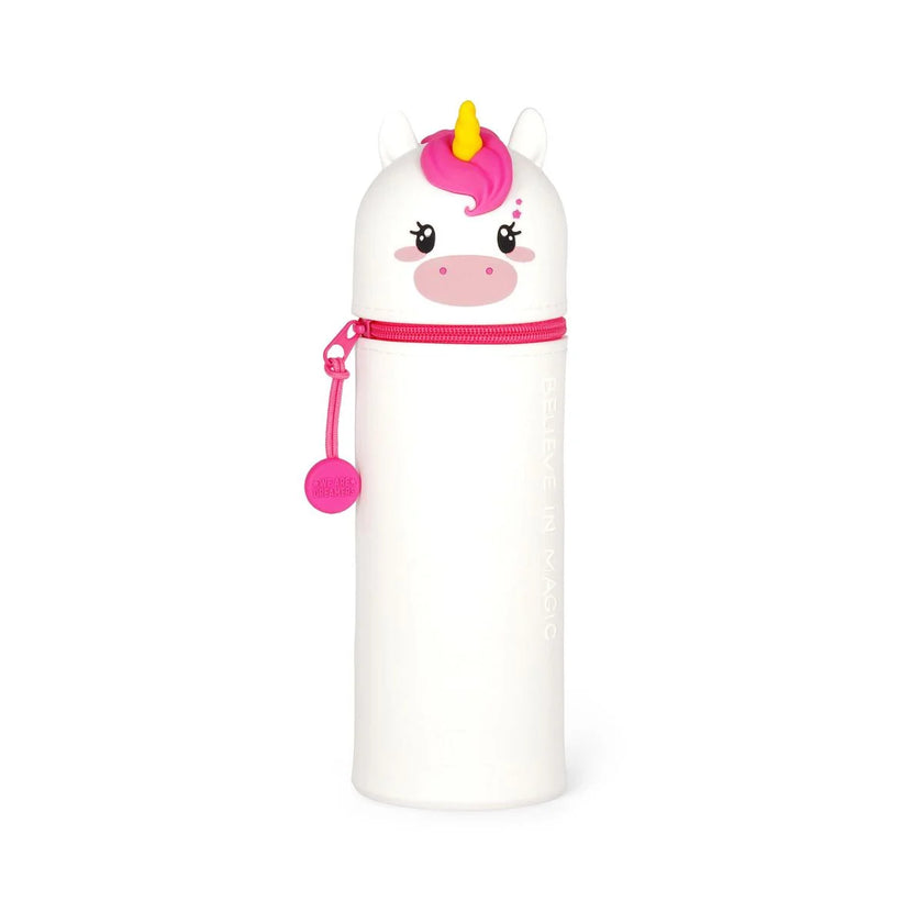 LEGAMI KAWAII - 2-IN-1 SILICONE PENCIL CASE UNICORN