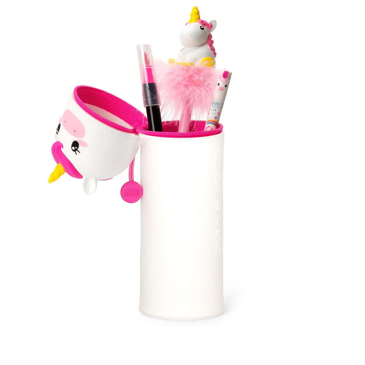 LEGAMI KAWAII - 2-IN-1 SILICONE PENCIL CASE UNICORN