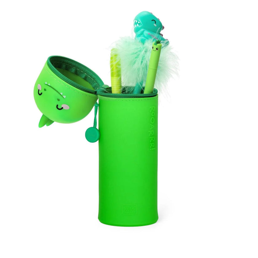 LEGAMI KAWAII - 2-IN-1 SILICONE PENCIL CASE DINO