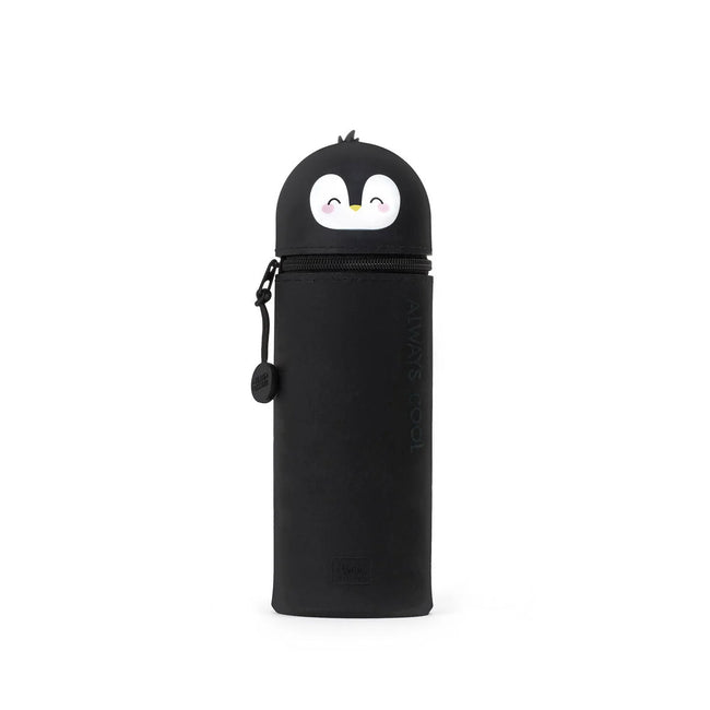 LEGAMI KAWAII - 2-IN-1 SILICONE PENCIL CASE PENGUIN