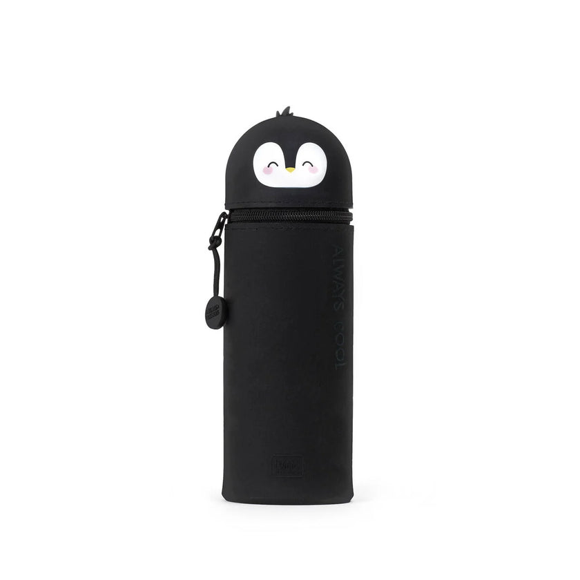 LEGAMI KAWAII - 2-IN-1 SILICONE PENCIL CASE PENGUIN