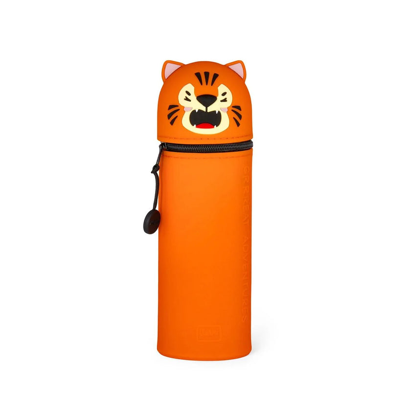 LEGAMI KAWAII - 2-IN-1 SILICONE PENCIL CASE TIGER