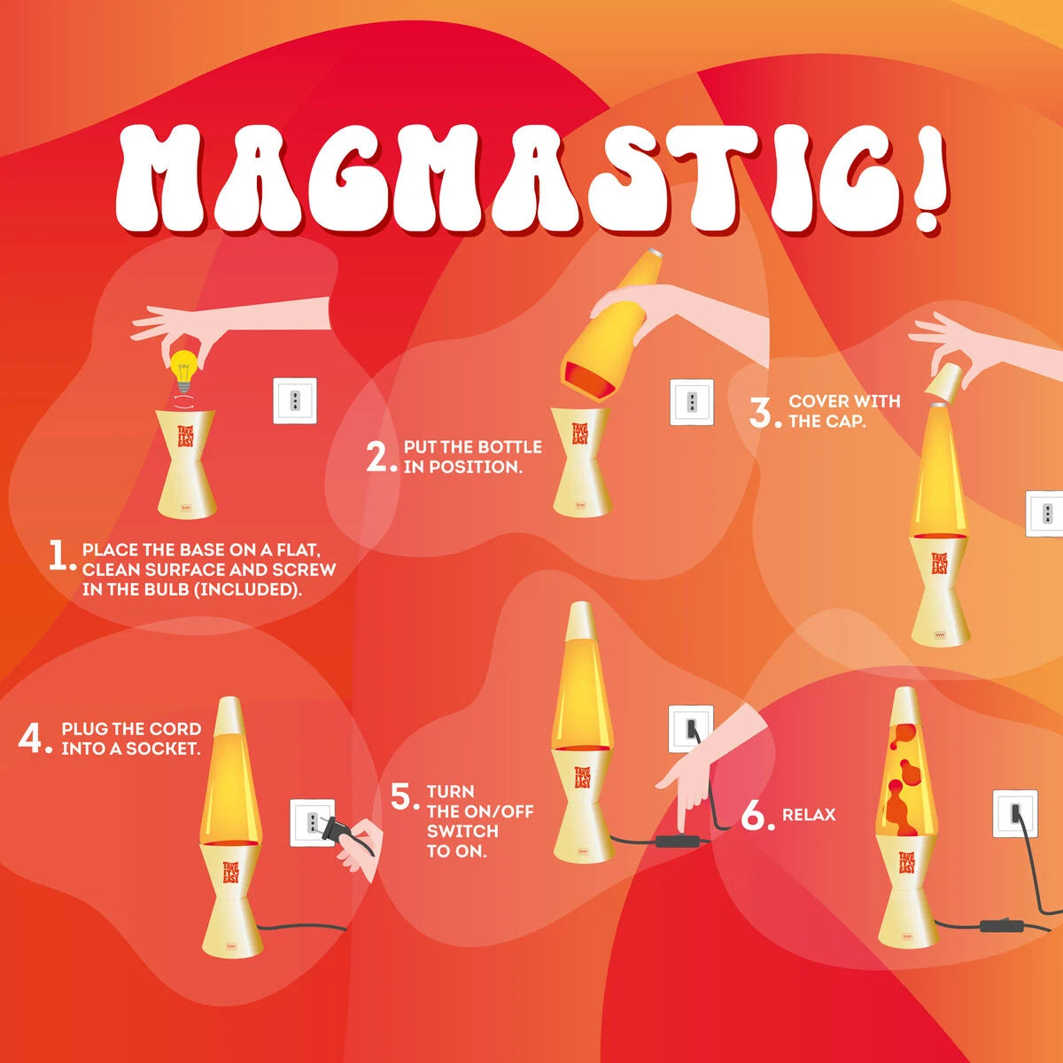LEGAMI MAGMASTIC! - LAVA LAMP GOLD