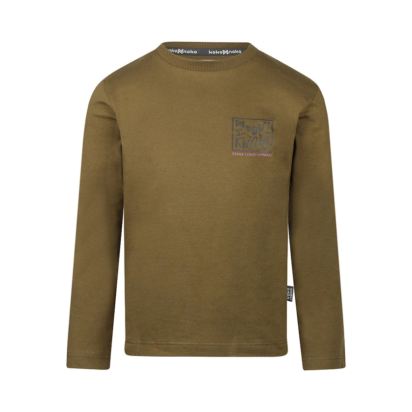 KOKO NOKO Boys Longsleeve Military Olive