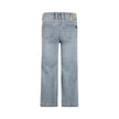 KOKO NOKO Girls Jeans, Wide Leg Denim Mid. Blue