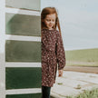 KOKO NOKO Girls Dress Ls Eggplant