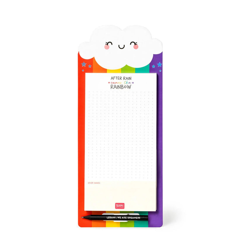 LEGAMI DON'T FORGET - MAGN. NOTEPAD WITH 60 SHEETS RAINBOW