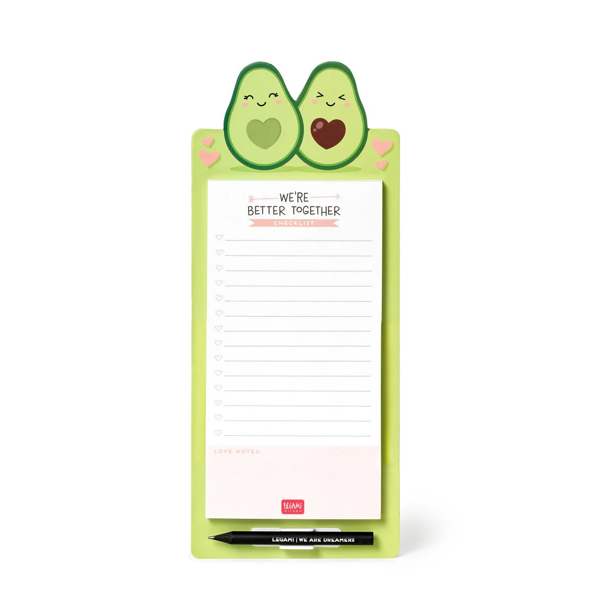 LEGAMI DON'T FORGET - MAGN. NOTEPAD WITH 60 SHEETS AVOCADO