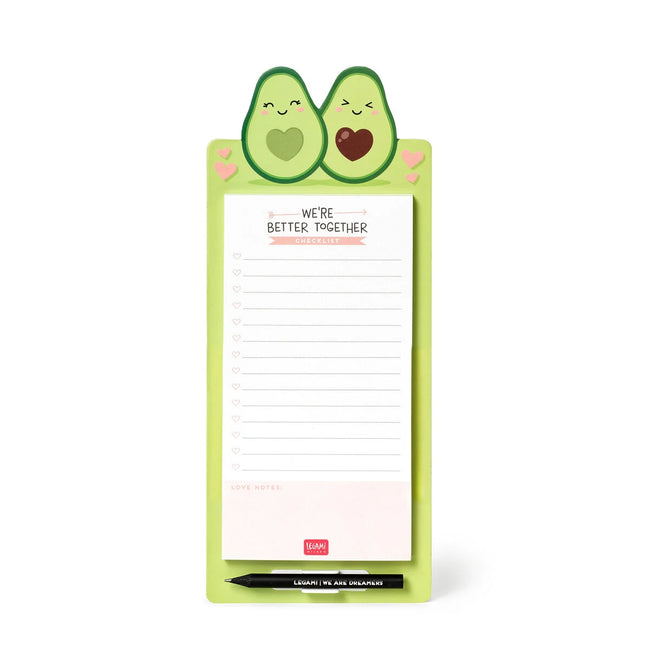 LEGAMI DON'T FORGET - MAGN. NOTEPAD WITH 60 SHEETS AVOCADO