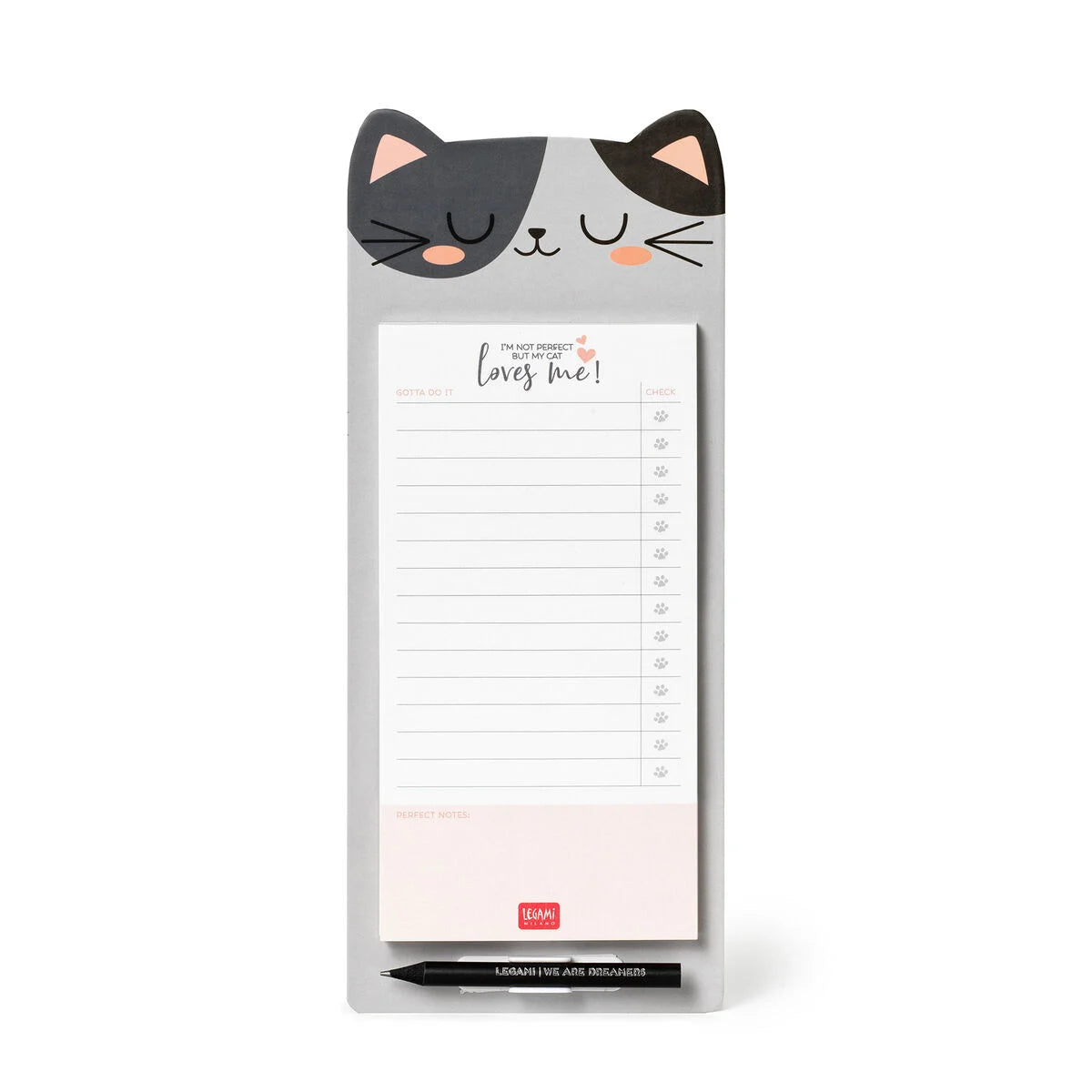 LEGAMI DON'T FORGET - MAGN. NOTEPAD WITH 60 SHEETS KITTY