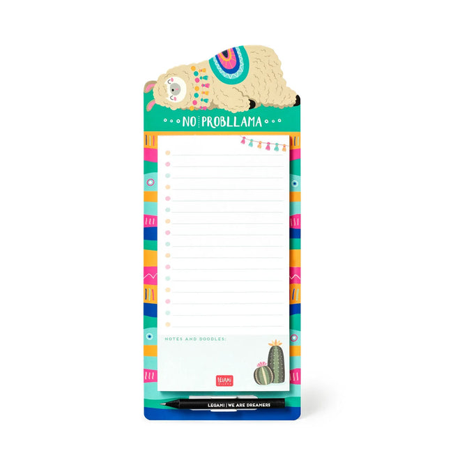 LEGAMI DON'T FORGET - MAGN. NOTEPAD WITH 60 SHEETS LLAMA