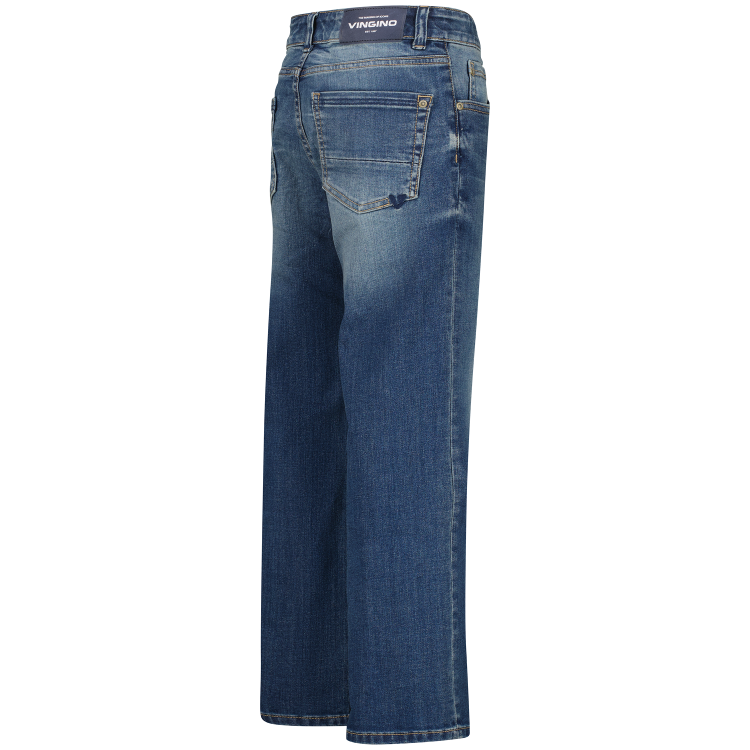 VINGINO Boys Jeans Gustavo Icon Cruziale Blue - RELAXED FIT