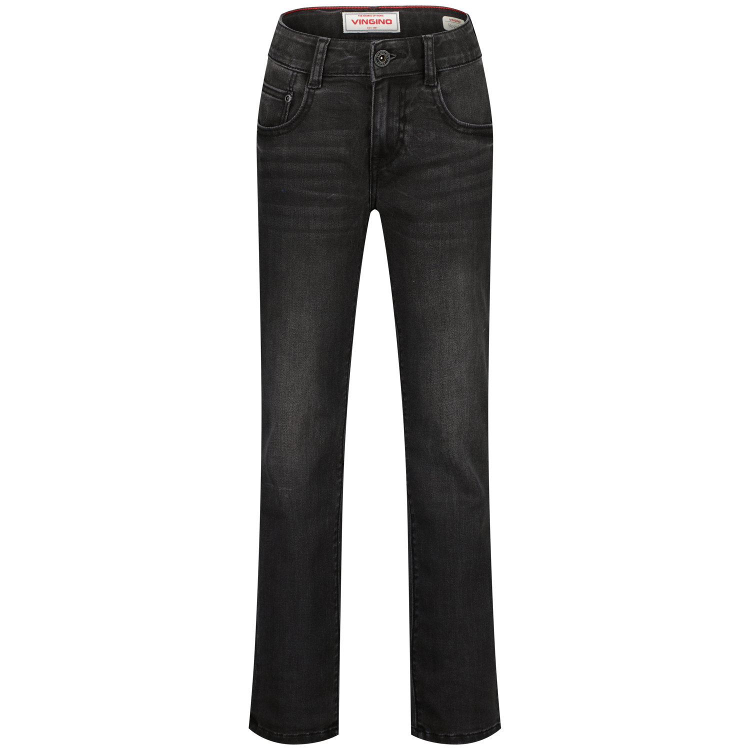 VINGINO Boys Jeans Baggio Icon Black Denim - REGULAR FIT