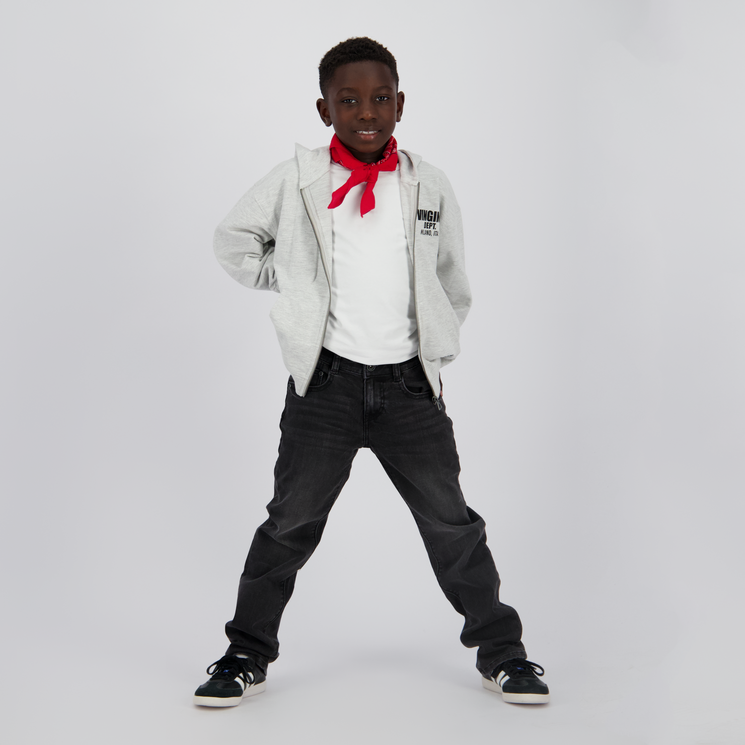 VINGINO Boys Jeans Baggio Icon Black Denim - REGULAR FIT
