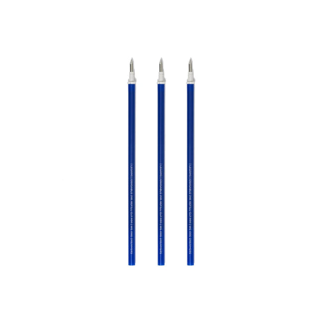 LEGAMI 3 PCS ERASABLE GEL PEN REFILLS - BLUE