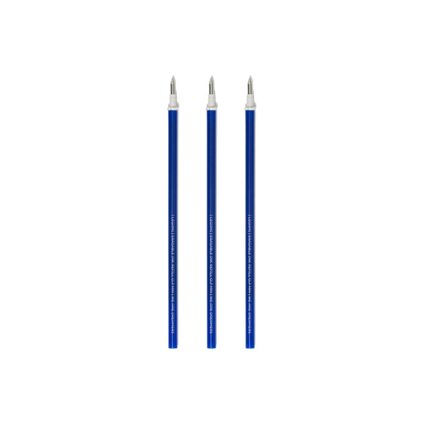 LEGAMI 3 PCS ERASABLE GEL PEN REFILLS - BLUE