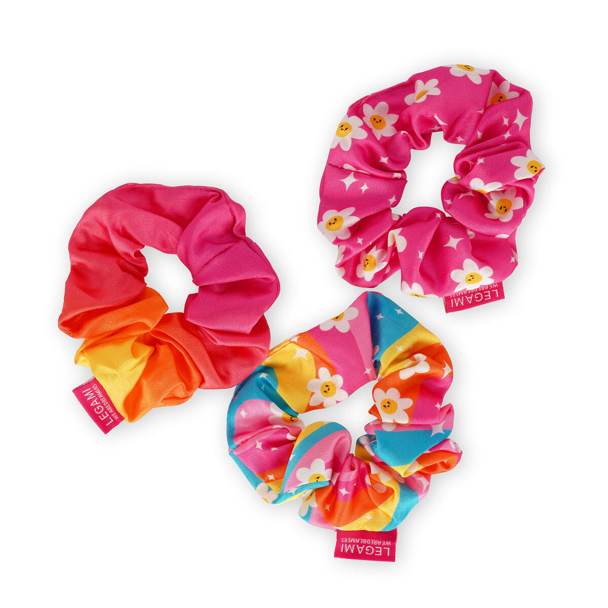LEGAMI HAIR WE ARE! - SET OF 3 HAIR SCRUNCHIES - DAISY