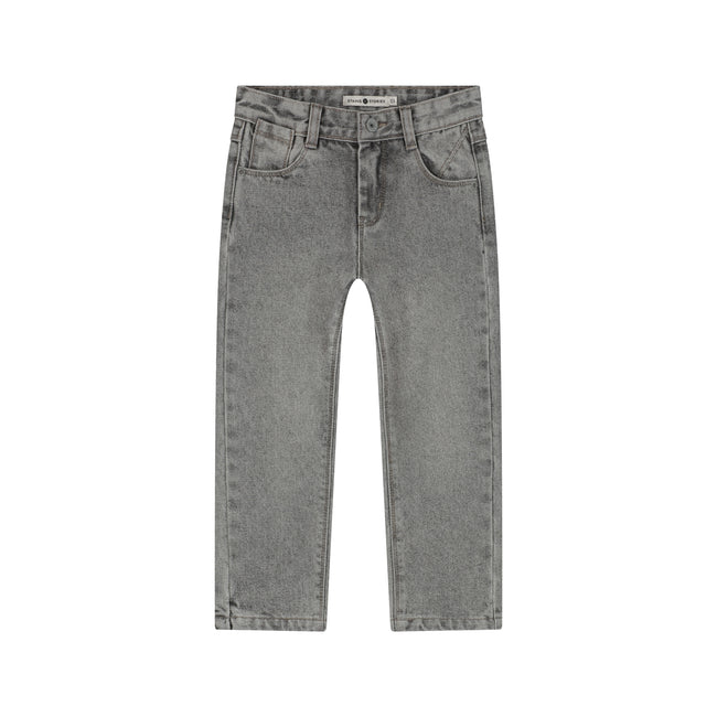 STAINS & STORIES Boys Denim Wide Fit Light Grey Denim