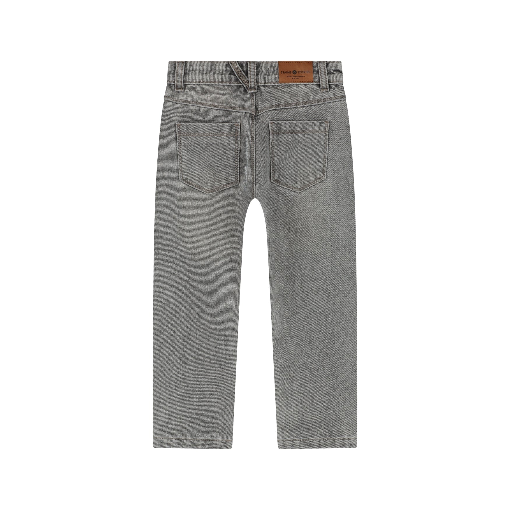 STAINS & STORIES Boys Denim Wide Fit Light Grey Denim