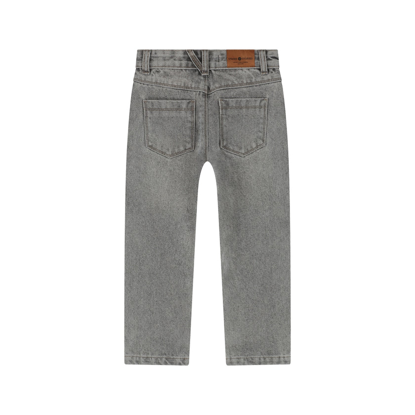 STAINS & STORIES Boys Denim Wide Fit Light Grey Denim