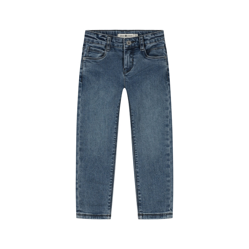 STAINS & STORIES Boys Denim Mid Blue Denim