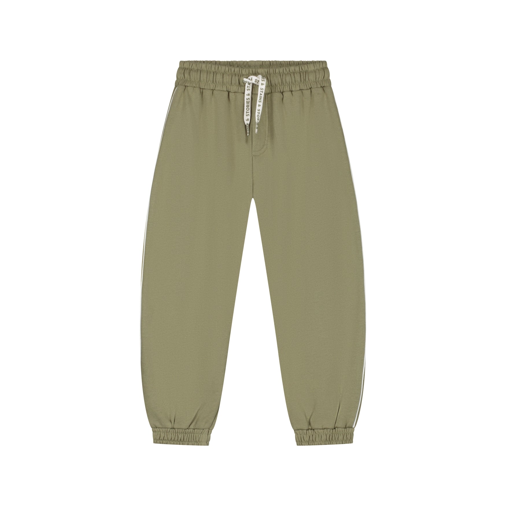 STAINS & STORIES Boys Sweatpants Army