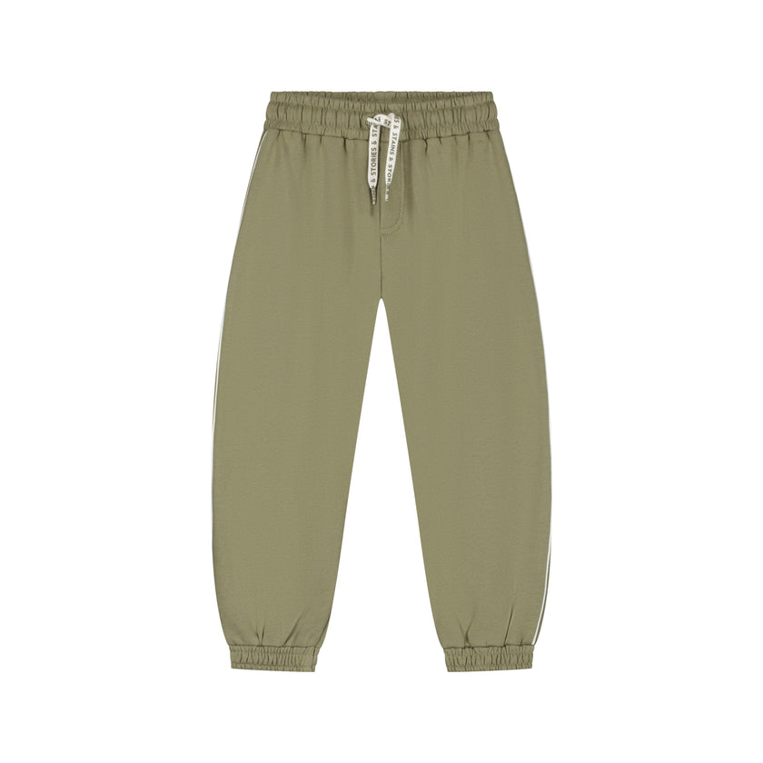 STAINS & STORIES Boys Sweatpants Army