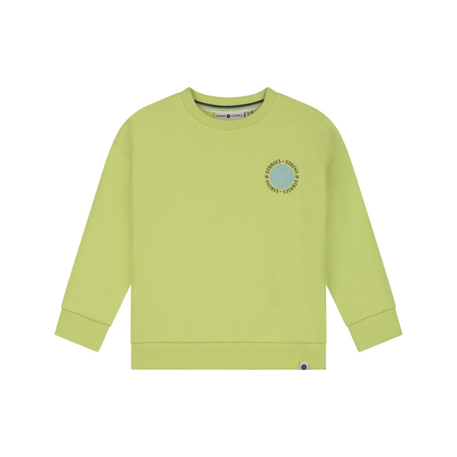 STAINS & STORIES Boys Sweatshirt Lime