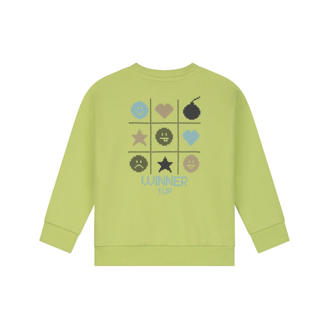 STAINS & STORIES Boys Sweatshirt Lime