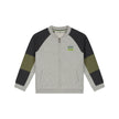 STAINS & STORIES Boys Sweat Cardigan Light Grey Melee