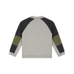 STAINS & STORIES Boys Sweat Cardigan Light Grey Melee