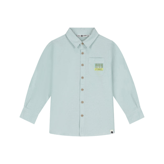 STAINS & STORIES Boys Shirt Long Sleeve Water