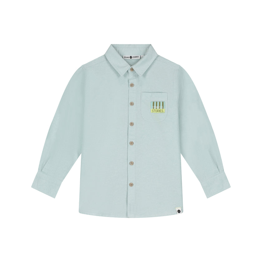 STAINS & STORIES Boys Shirt Long Sleeve Water