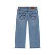STAINS & STORIES Girls Denim Wide Leg Light Blue Denim