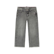 STAINS & STORIES Girls Wide Leg Pants Mid Grey Denim
